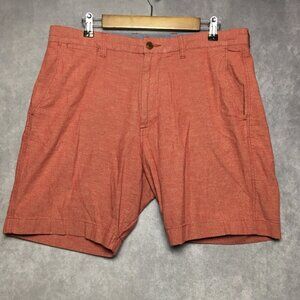 J Crew Mens Pink Shorts‎ size 35 Flat Front Pockets 100% Cotton